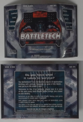 Starter Deck: Limited First Edition Printing: WOC 6301: Battletech